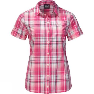 Camisa Jack Wolfskin Maroni River Mujer Rosas - Chile OUS051482